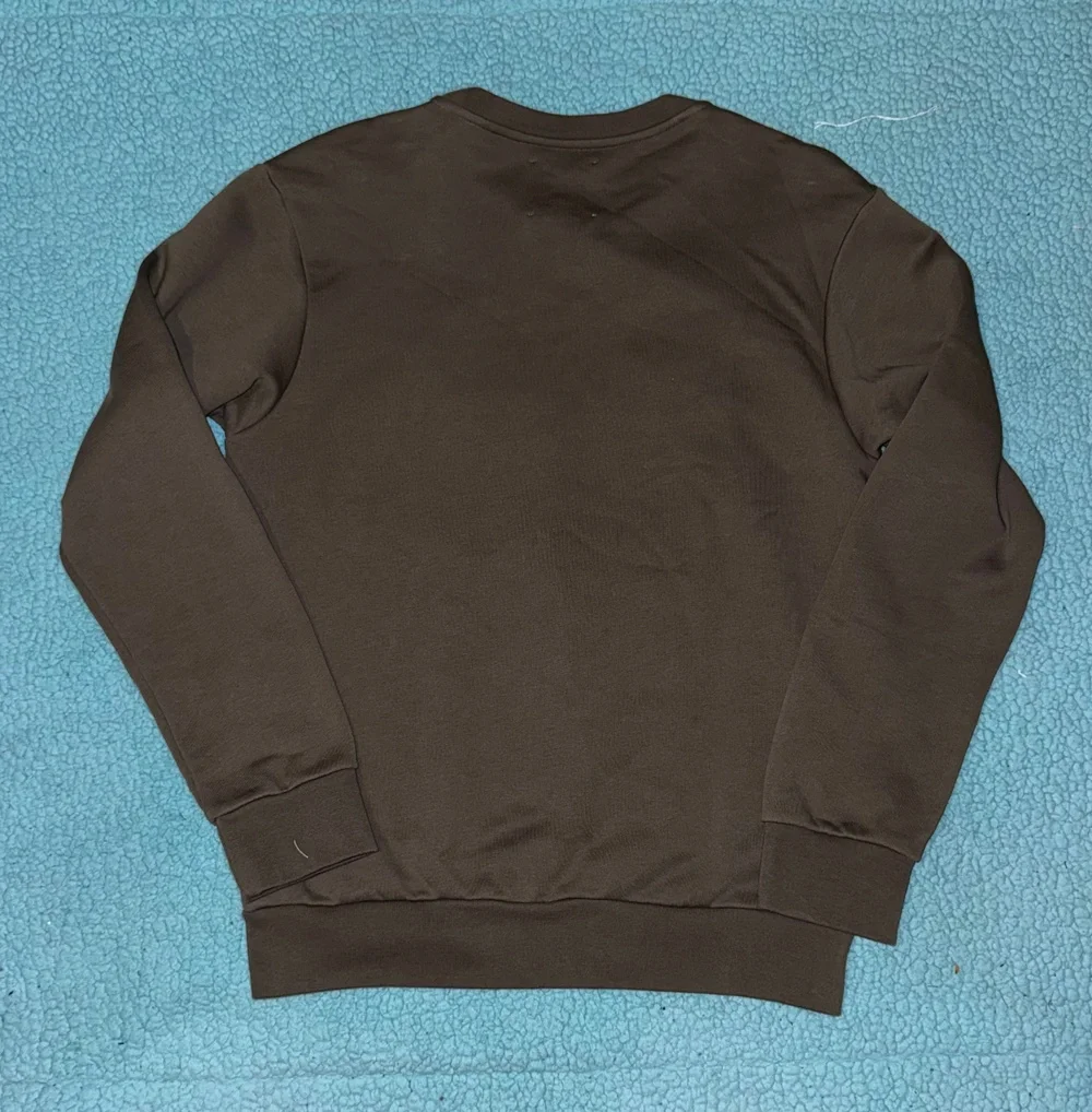 Palm Angels Embroidered Lion Sweatshirt Brown Size M 100% Authentic Minor Flaw